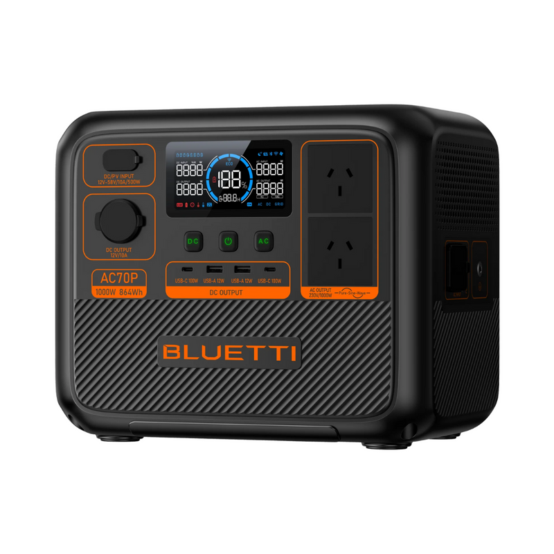 Load image into Gallery viewer, Bluetti AC70P Portable Power Station - 1000W