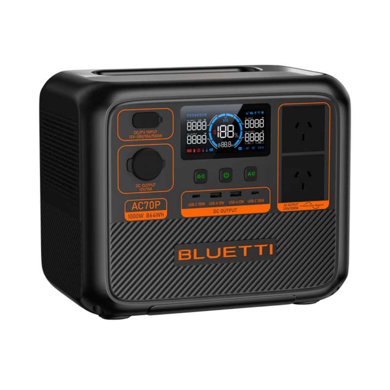 Load image into Gallery viewer, Bluetti AC70P Portable Power Station - 1000W