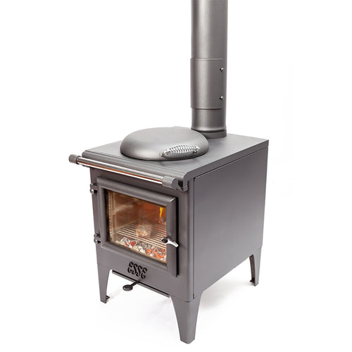 Esse Warmheart Woodstove, Cast Iron Fireplace and Oven