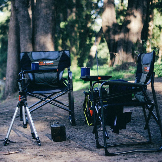 Oztent Gecko Camping Chair, the perfect chair for relaxing while camping