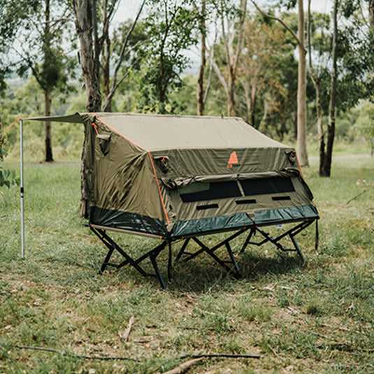 Oztent RS-1S King Single Stretcher, add a swag tent on top