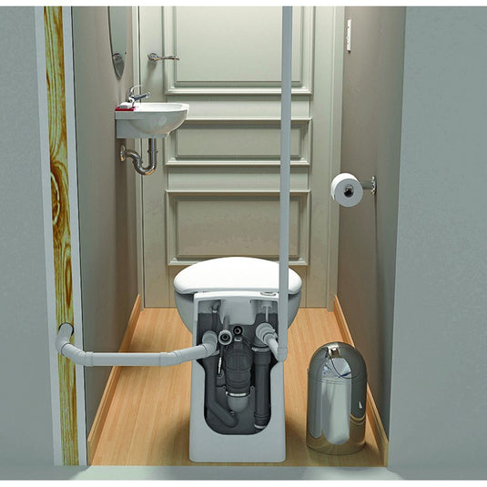 SaniCompact C43 Macerator Toilet & Pump, Grey Water and Black Water Pump