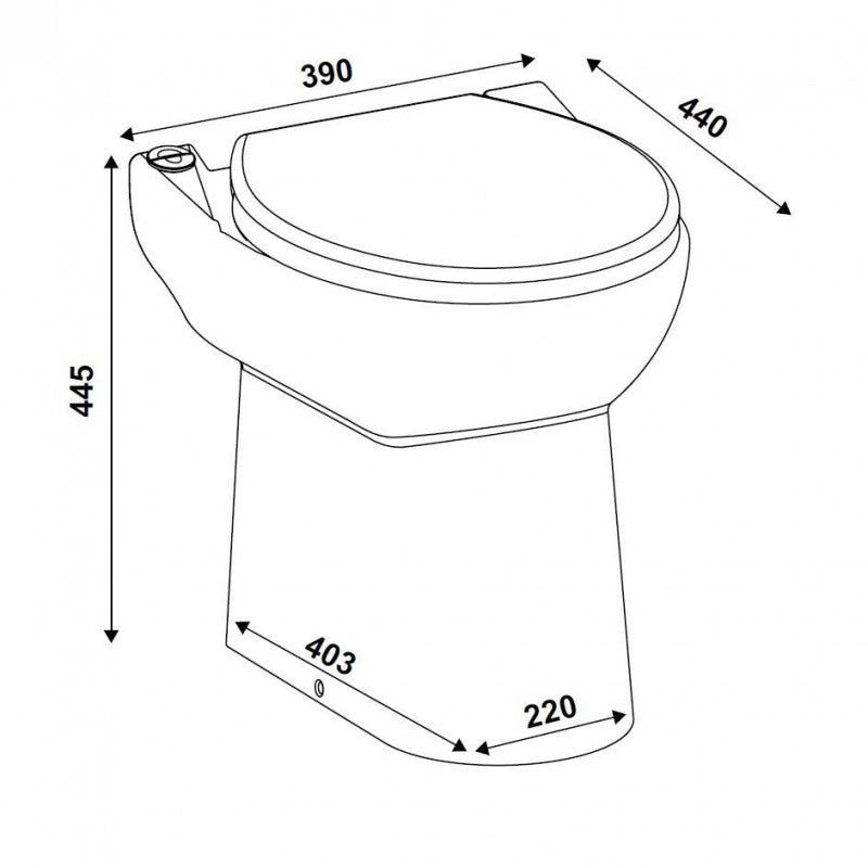 Load image into Gallery viewer, SaniCompact C43 Macerator Toilet & Pump, Grey Water and Black Water Pump