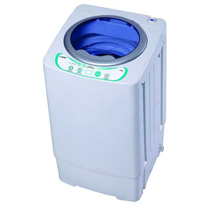 Camec Compact 3Kg Washing Machine is small in size but offers all the convenience of a full size washing machine