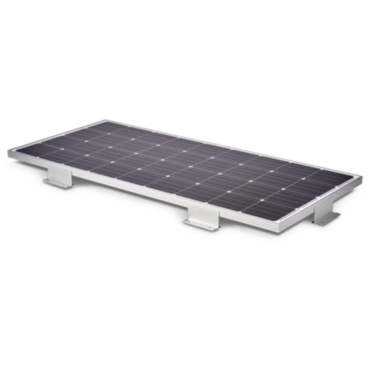 Mounting brackets enable a quick and easy solution to mount the Dometic 160W Solar Panel to your roof