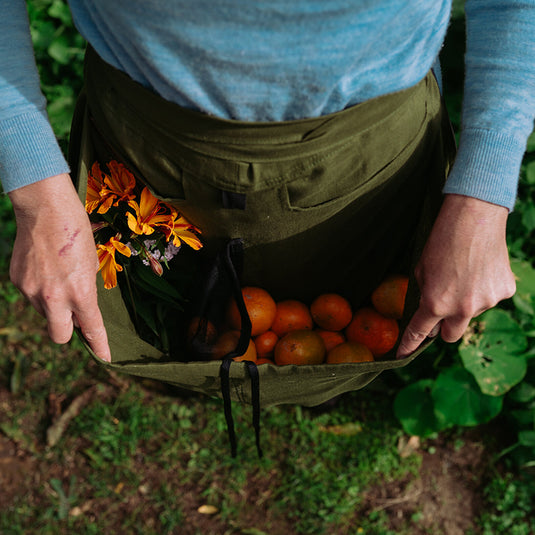 Linen Harvest Apron