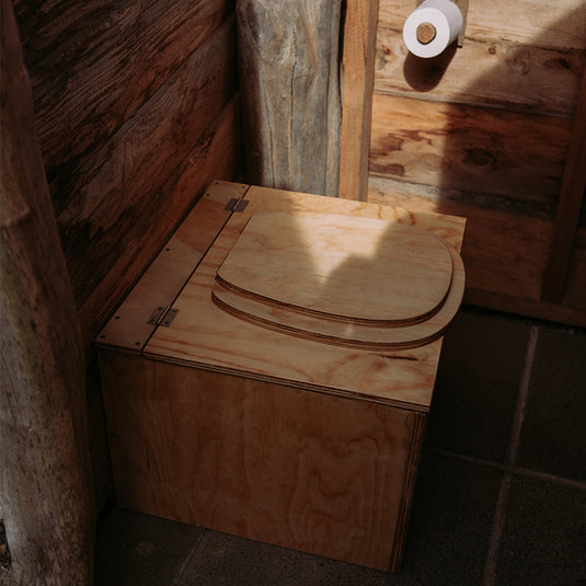 Compost Toilet Flat Pack designed to install a compost toilet anywhere