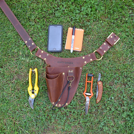 Adjustable Leather Garden Belt