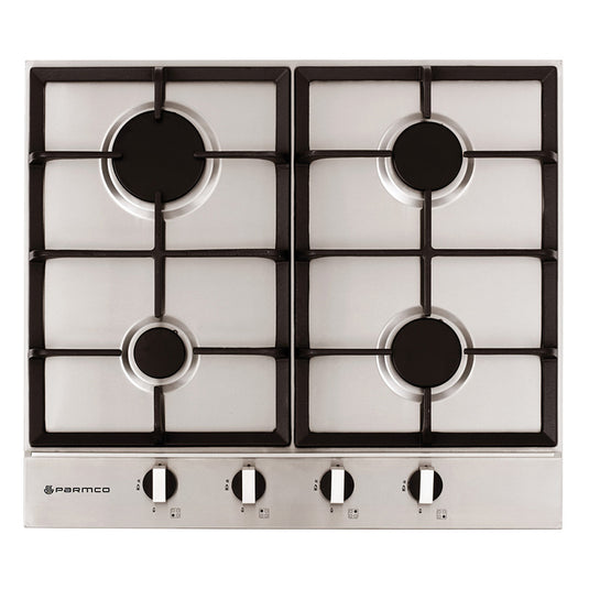 Parmco 600 4 Burner Stainless Steel LPG Gas Hob