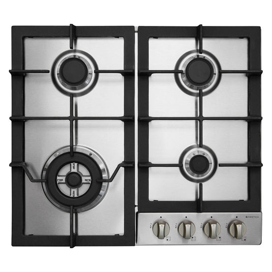 Parmco 4 Burner Stainless Steel Wok LPG Gas Hob