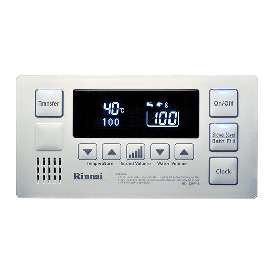 Rinnai Infinity Deluxe Bathroom Controller