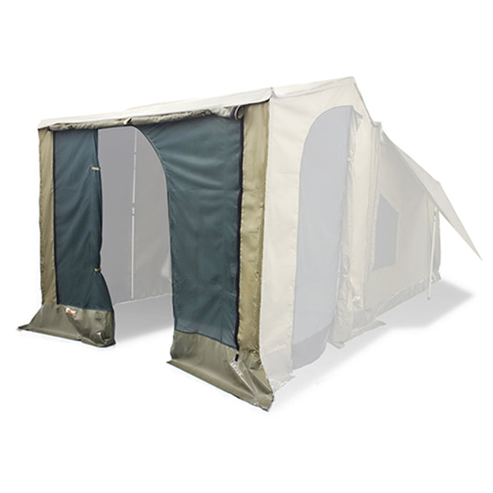 Oztent Deluxe Front Panel, turn your awning into another room